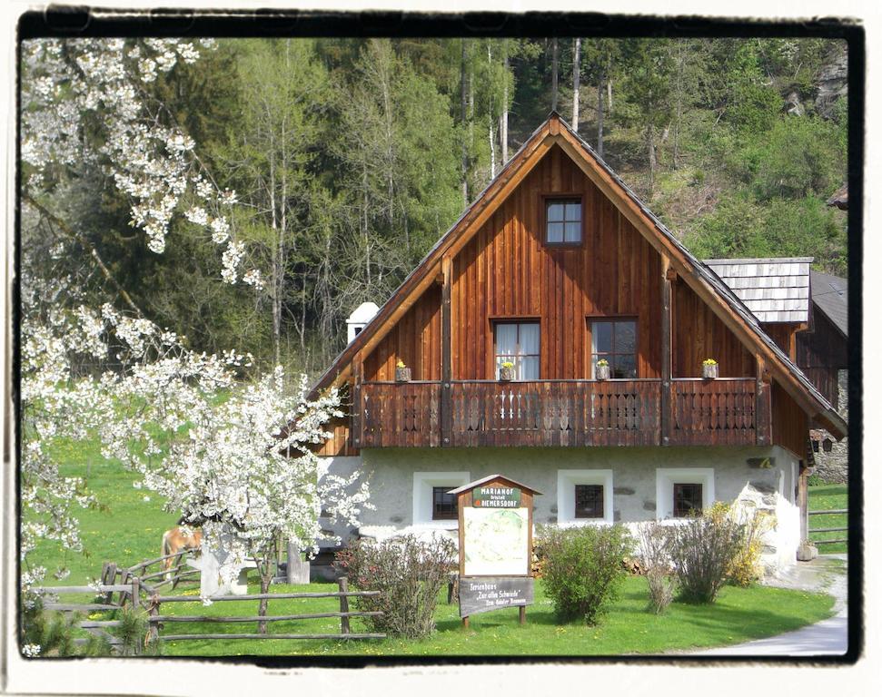 Ferienhaus "Zur Alten Schmiede" Mariahof エクステリア 写真